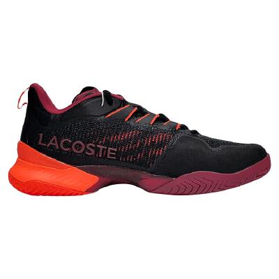 Кроссовки мужские Lacoste AG-LT 23 Ultra (Черный/Бордовый/Оранжевый)