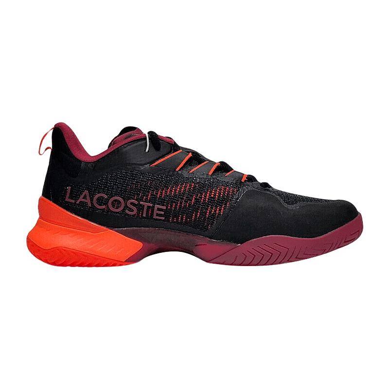 Кроссовки мужские Lacoste AG-LT 23 Ultra (Черный/Бордовый/Оранжевый)