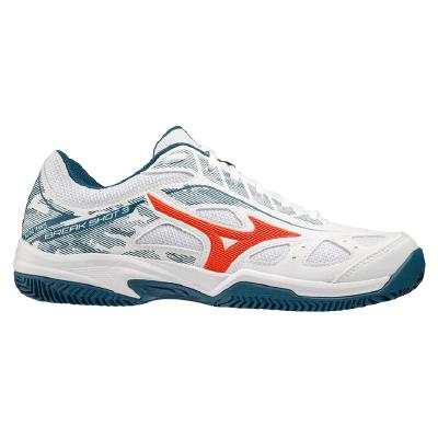 Кроссовки женские Mizuno Exceed Clay (Белый/Мятный/Желтый)