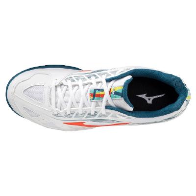 Кроссовки мужские Mizuno Breakshot 3 CC White/Orange