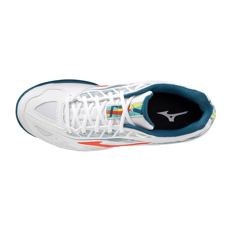 Кроссовки мужские Mizuno Breakshot 3 CC White/Orange