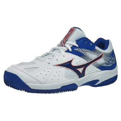 Кроссовки мужские Mizuno Breakshot 2 Clay (Белый/Синий/Красный)
