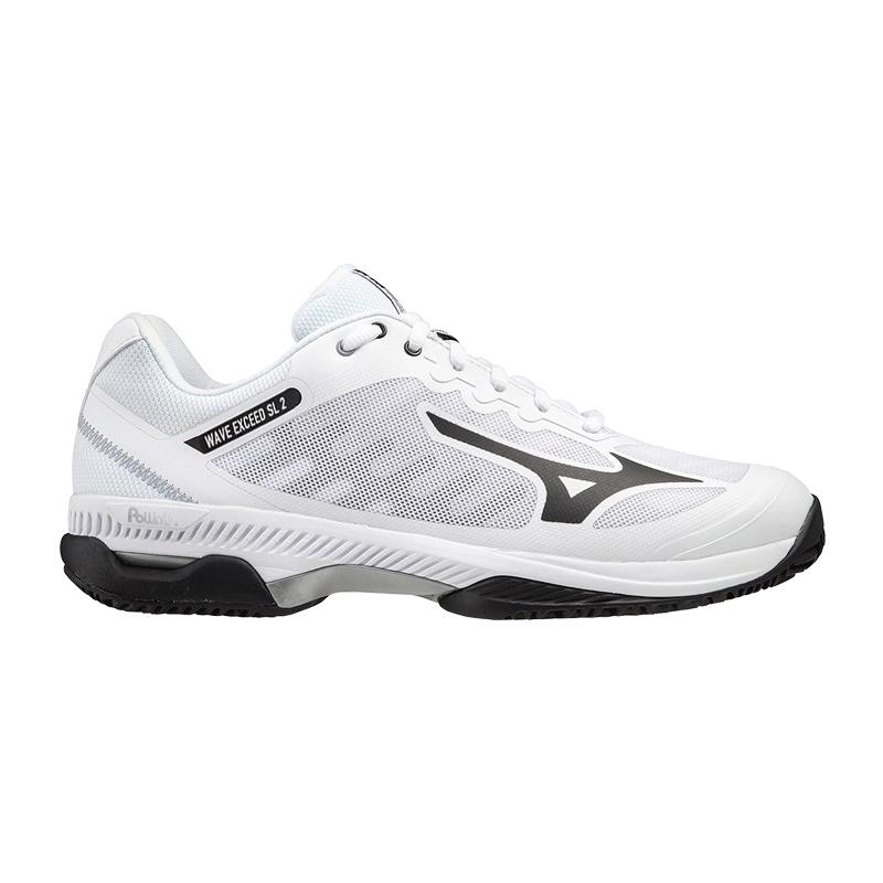 Кроссовки мужские Mizuno Exceed SL2 Clay (Белый/Черный/Серый)