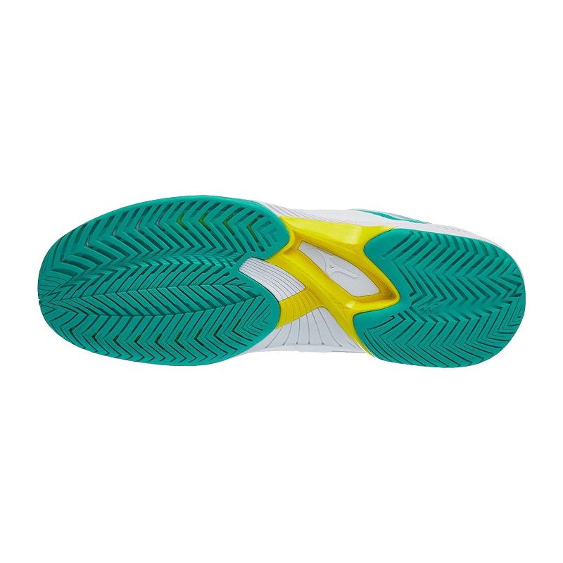 Кроссовки мужские Mizuno Exceed Tour 4 (Белый/Красный/Зеленый)