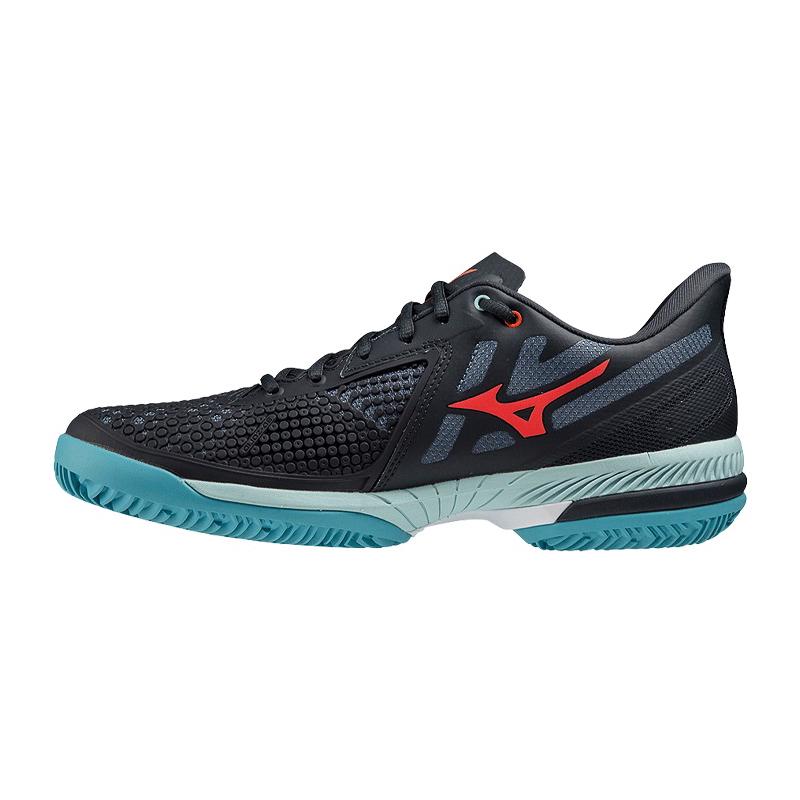 Кроссовки мужские Mizuno Exceed Tour 5 Clay (Синий/Красный/Голубой)