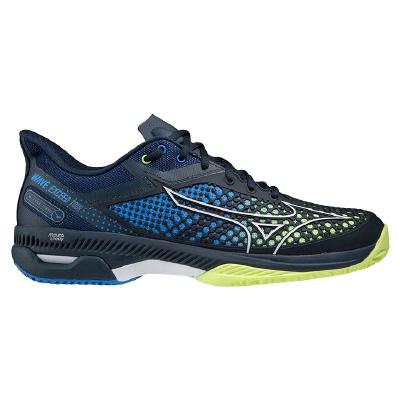 Кроссовки мужские Mizuno Exceed Tour 5 Clay (Черный/Желтый/Синий)