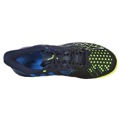 Кроссовки мужские Mizuno Exceed Tour 5 Clay (Черный/Желтый/Синий)