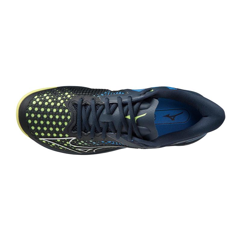 Кроссовки мужские Mizuno Exceed Tour 5 (Черный/Желтый/Синий)