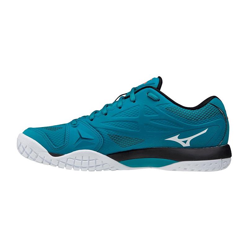 Кроссовки мужские Mizuno Intense Tour 5 (Бирюзовый/Белый/Черный)