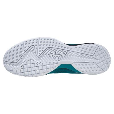 Кроссовки мужские Mizuno Intense Tour 5 (Бирюзовый/Белый/Черный)