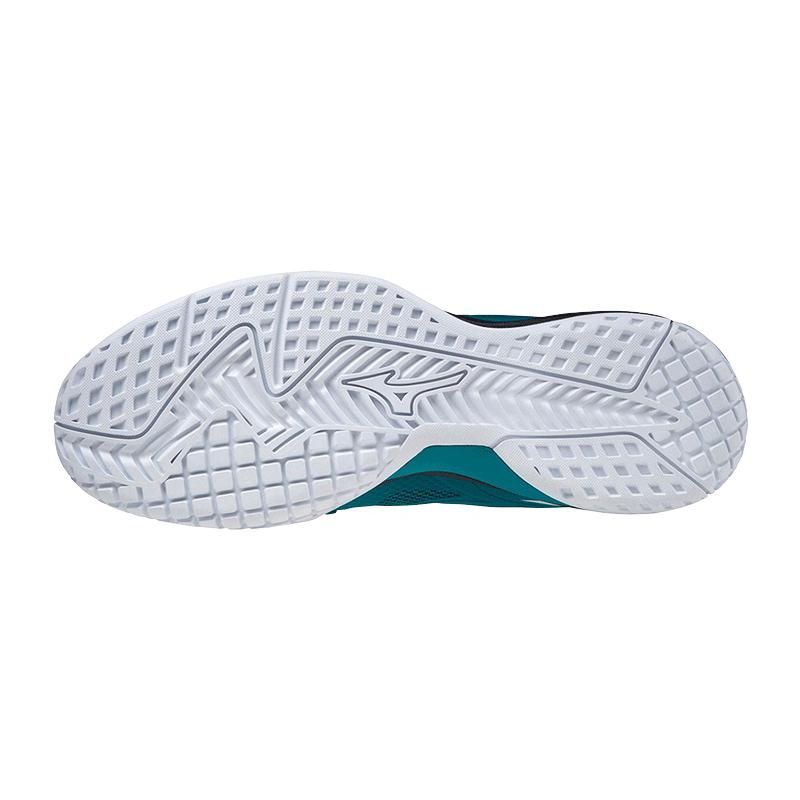 Кроссовки мужские Mizuno Intense Tour 5 (Бирюзовый/Белый/Черный)