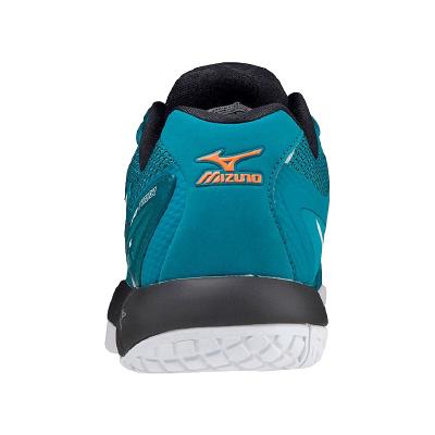 Кроссовки мужские Mizuno Intense Tour 5 (Бирюзовый/Белый/Черный)