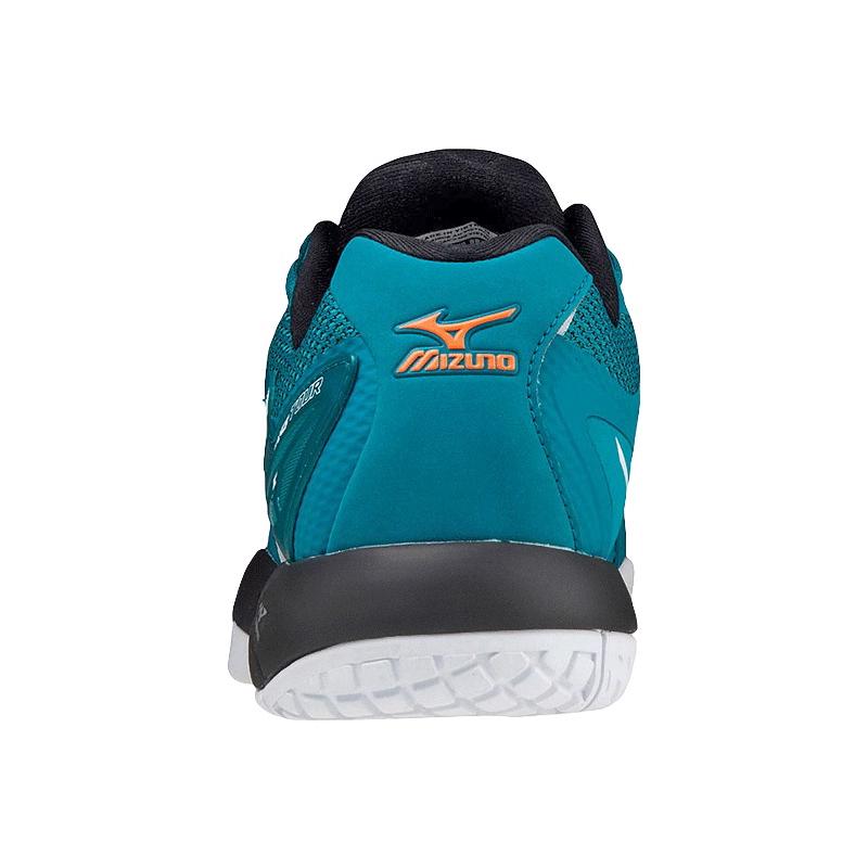 Кроссовки мужские Mizuno Intense Tour 5 (Бирюзовый/Белый/Черный)