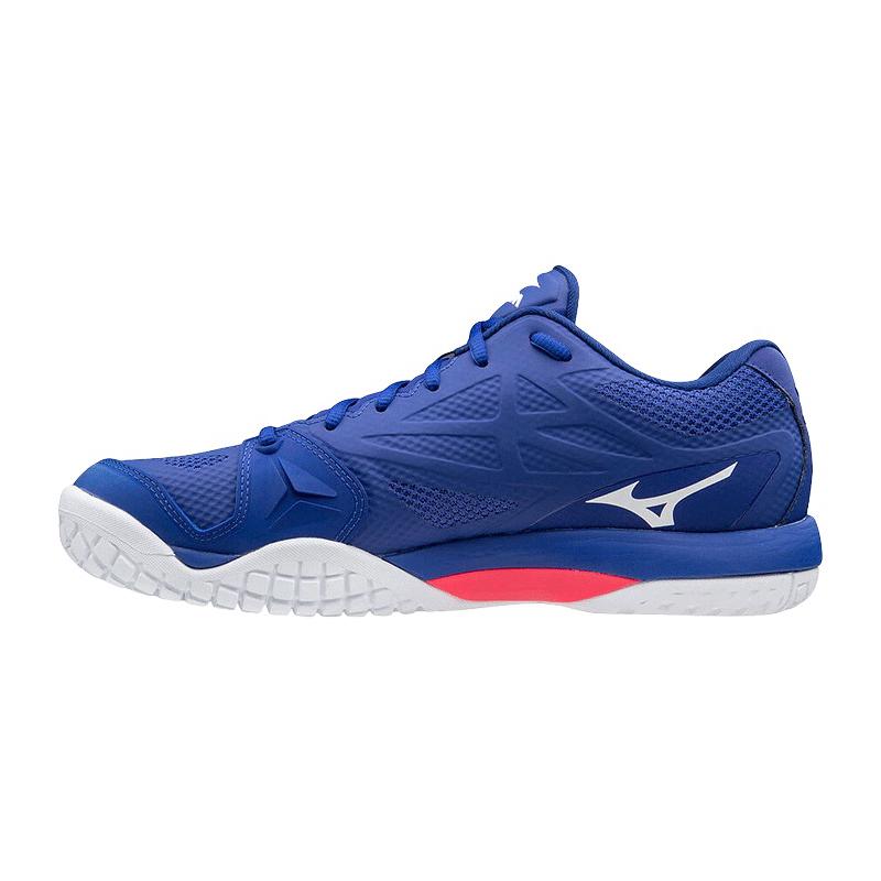 Кроссовки мужские Mizuno Intense Tour 5 (Синий/Белый/Розовый)