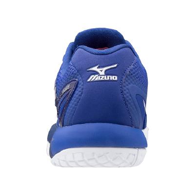 Кроссовки мужские Mizuno Intense Tour 5 (Синий/Белый/Розовый)