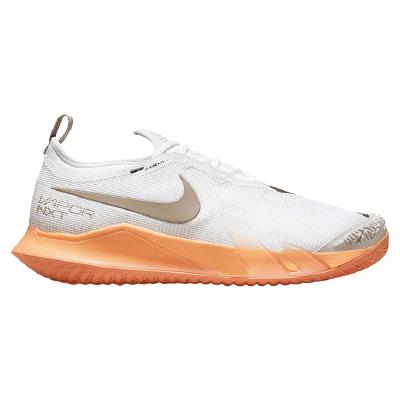 Кроссовки мужские Nike Court React Vapor NXT (Белый/Оранжевый)