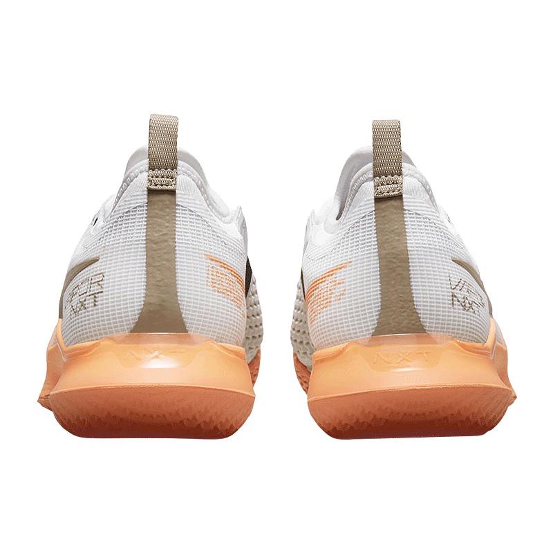 Кроссовки мужские Nike Court React Vapor NXT (Белый/Оранжевый)