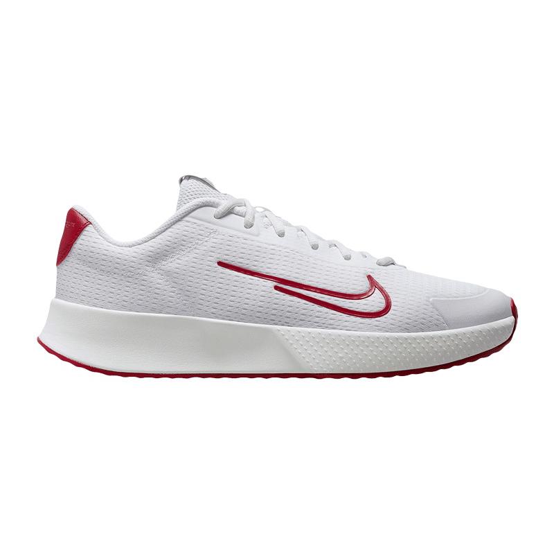 Кроссовки мужские Nike Court Vapor Lite 2 (Белый/Бордовый)