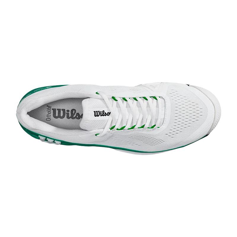 Кроссовки мужские Wilson Rush Pro 4.0 M Clay (White/Bosphorus/Green)