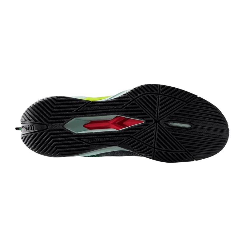 Кроссовки мужские Wilson Rush Pro Extra Duty M (Black/Safety Yellow/Green)