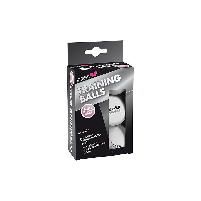 Мячи для настольного тенниса Butterfly Training Balls 40+ 6 штук