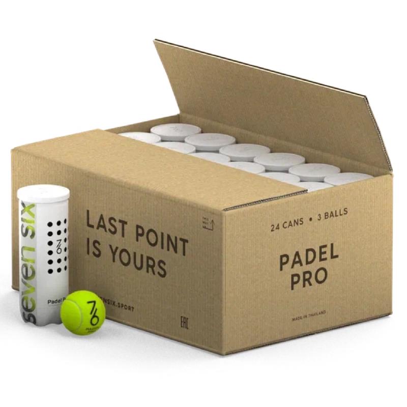 Мячи для падела 7/6 Padel Pro 2.0 3 X 24