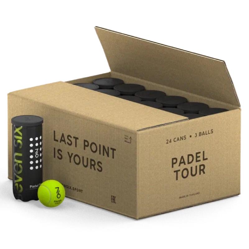 Мячи для падела 7/6 Padel Tour 3 X 24
