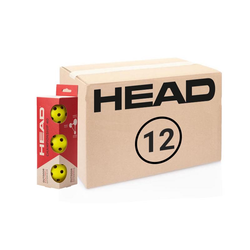 Мячи для пиклбола Head Championship 40 36 мячей (12 х 3)