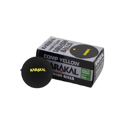 Мячи для сквоша Karakal Yellow Dot Squash Ball 2 (2x1)