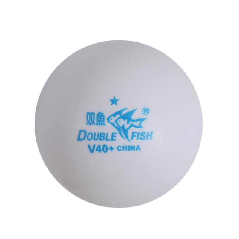 Мячи DOUBLE FISH 1* V40+ (в упаковке 100 шт.) белые