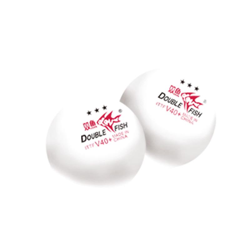 Мячи DOUBLE FISH 3*** V40+ Volant (в упаковке 10 шт.) белые