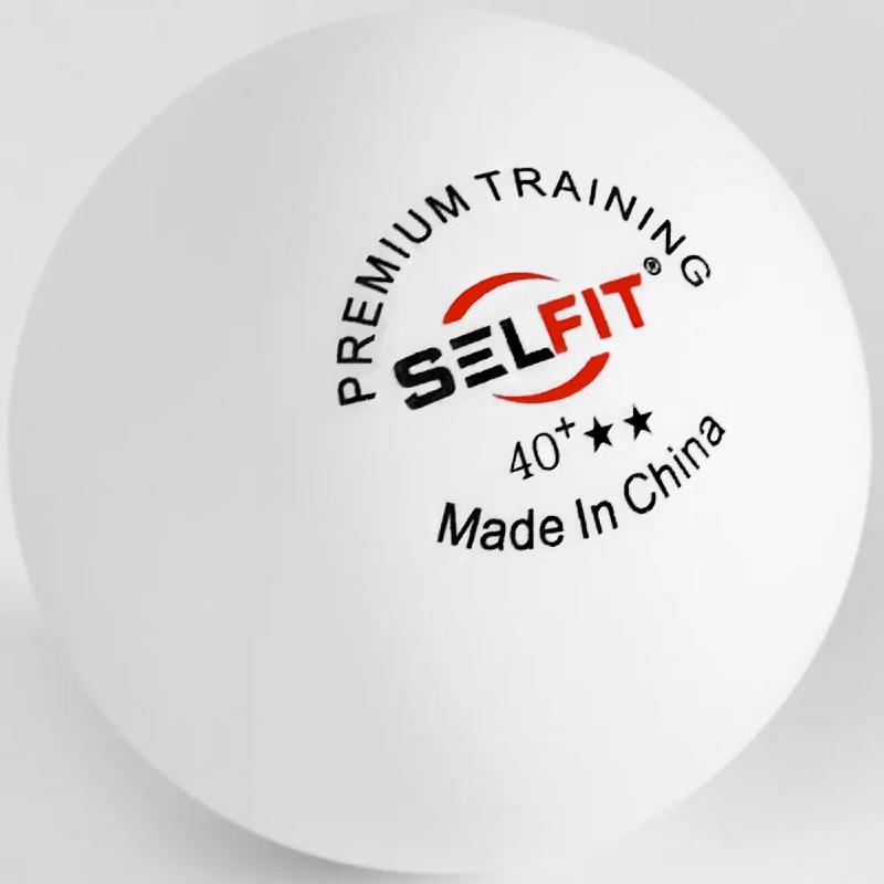 Мячи для настольного тенниса SELFIT Premium Training 2*, 40+ (100 шт.)