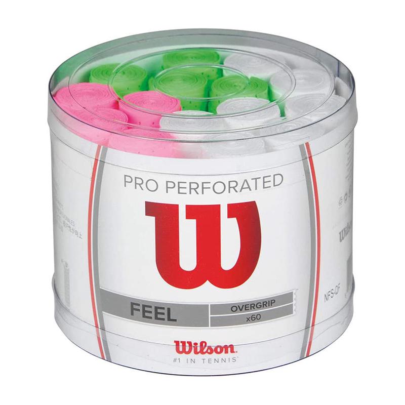 Намотка овергрип Wilson Pro Overgrip Perforated 60 штук Ассорти