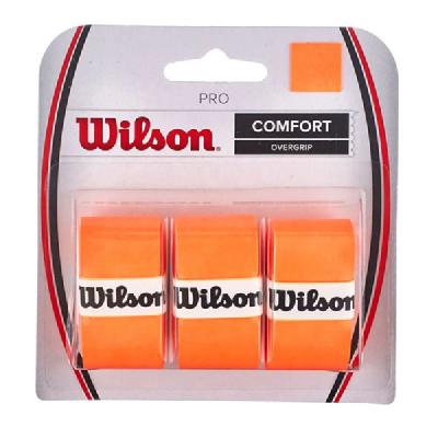 Намотка Wilson Pro Overgrip Comfort Orange 3 штуки