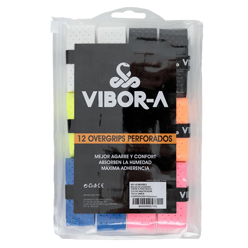 Намотки для падела VIBOR-A Perforaded Assorted 12 штук
