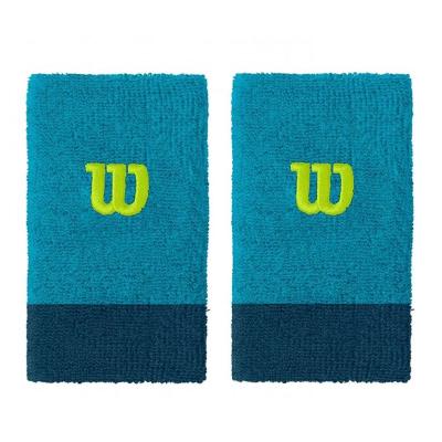 Напульсники Wilson Extra Wide Blue Green