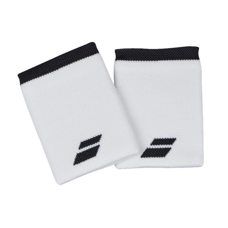 Напульсник Babolat Logo Jumbo White Black