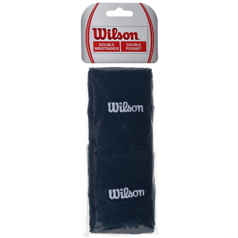 Напульсник Wilson Double Wristbands 5" Черный