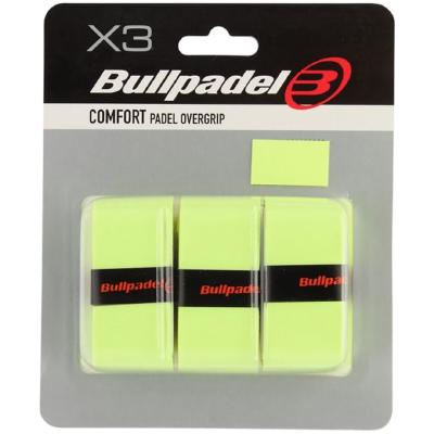 Овергрип для падел ракеток Bullpadel Comfort Neon Yellow 3 штуки