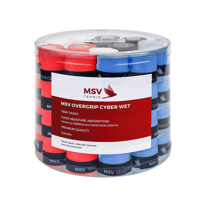 Намотка овергрип MSV Cyber Wet 4 colors, 60pcs (Ассорти)