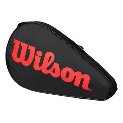 Одинарный чехол для падел ракетки Wilson Black/Red