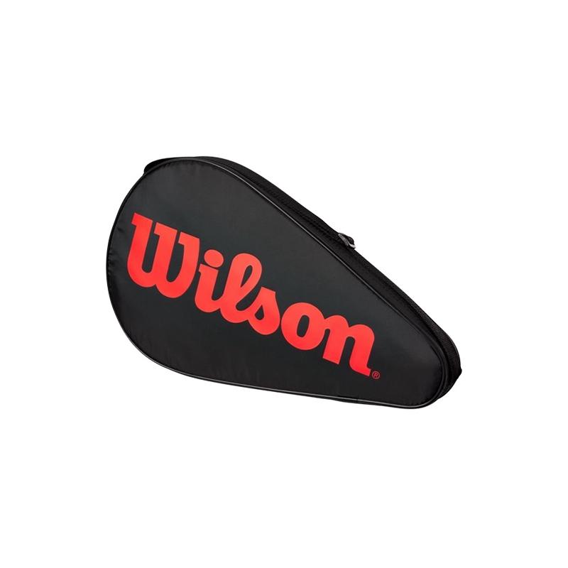 Одинарный чехол для падел ракетки Wilson Black/Red