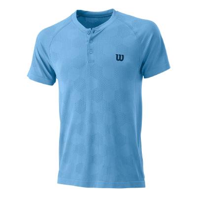 Поло Wilson Power Seamless Henley M (Coastal Blue)