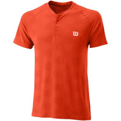 Поло Wilson Power Seamless Henley M (Tangerine Tango)