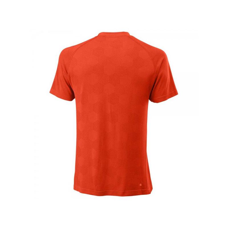 Поло Wilson Power Seamless Henley M (Tangerine Tango)