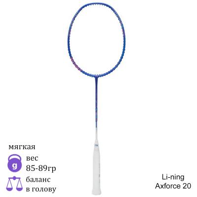 Ракетка для бадминтона Li-ning Axforce 20 Blue/White