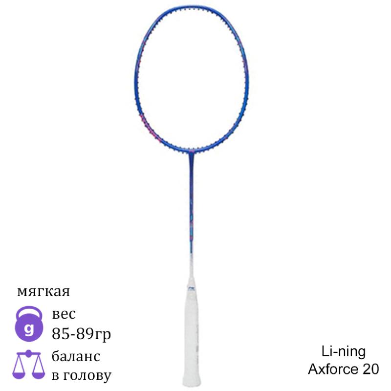 Ракетка для бадминтона Li-ning Axforce 20 Blue/White