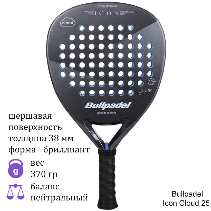 Ракетка для падела Bullpadel Icon Cloud 25