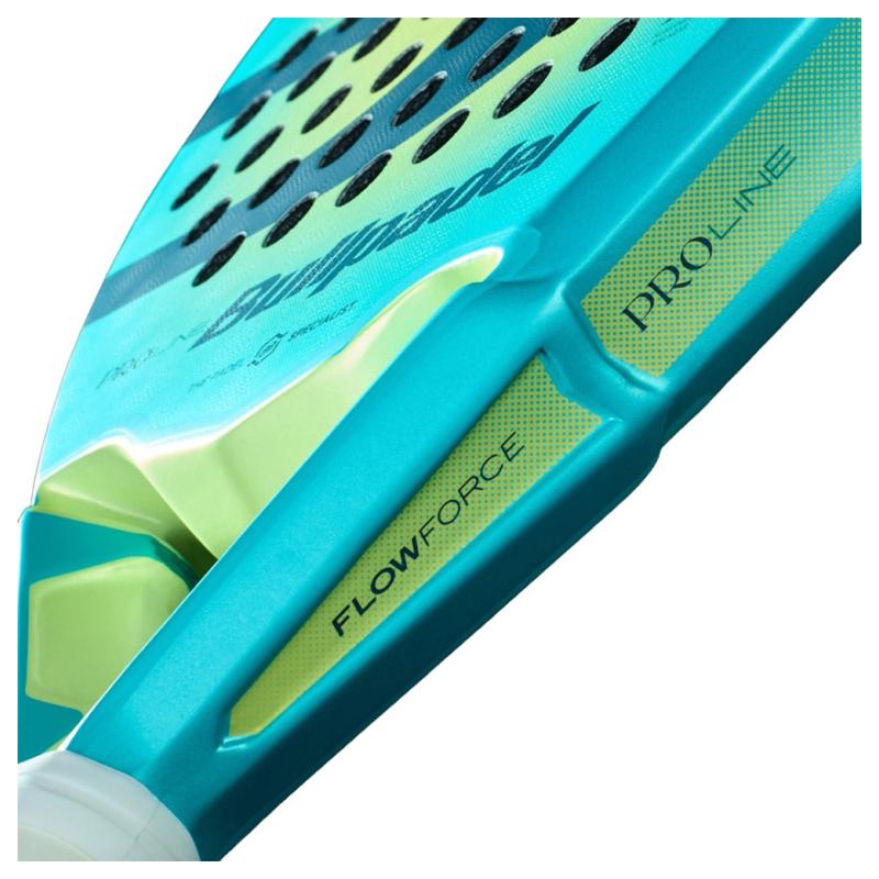 Ракетка для падел Bullpadel Flow Woman Turquoise/Neon Yellow (2025)