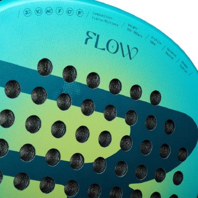 Ракетка для падел Bullpadel Flow Woman Turquoise/Neon Yellow (2025)